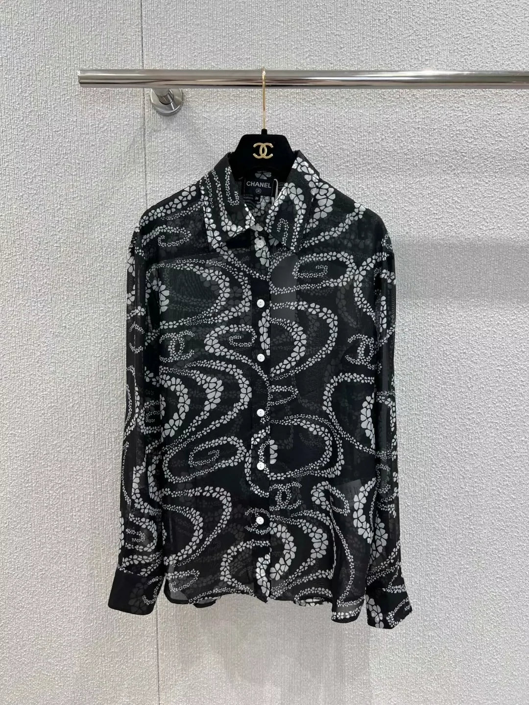 25 Printed Lapel Shirt