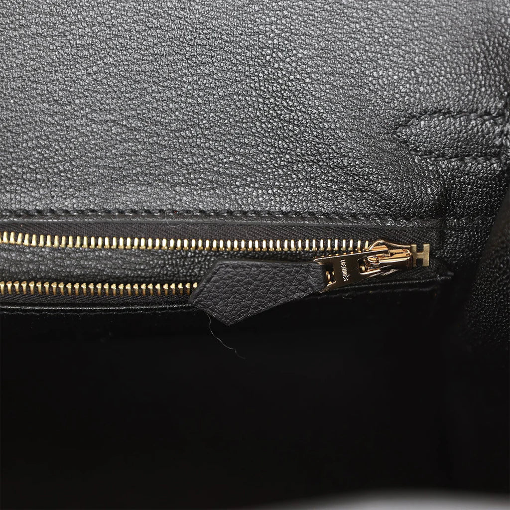 HE&ME Birkin 25 Black Togo Gold Hardware