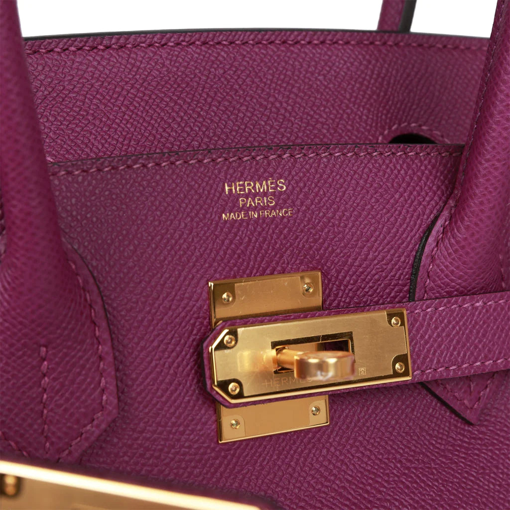 HE&ME Birkin 30 Anemone Epsom Herrajes dorados