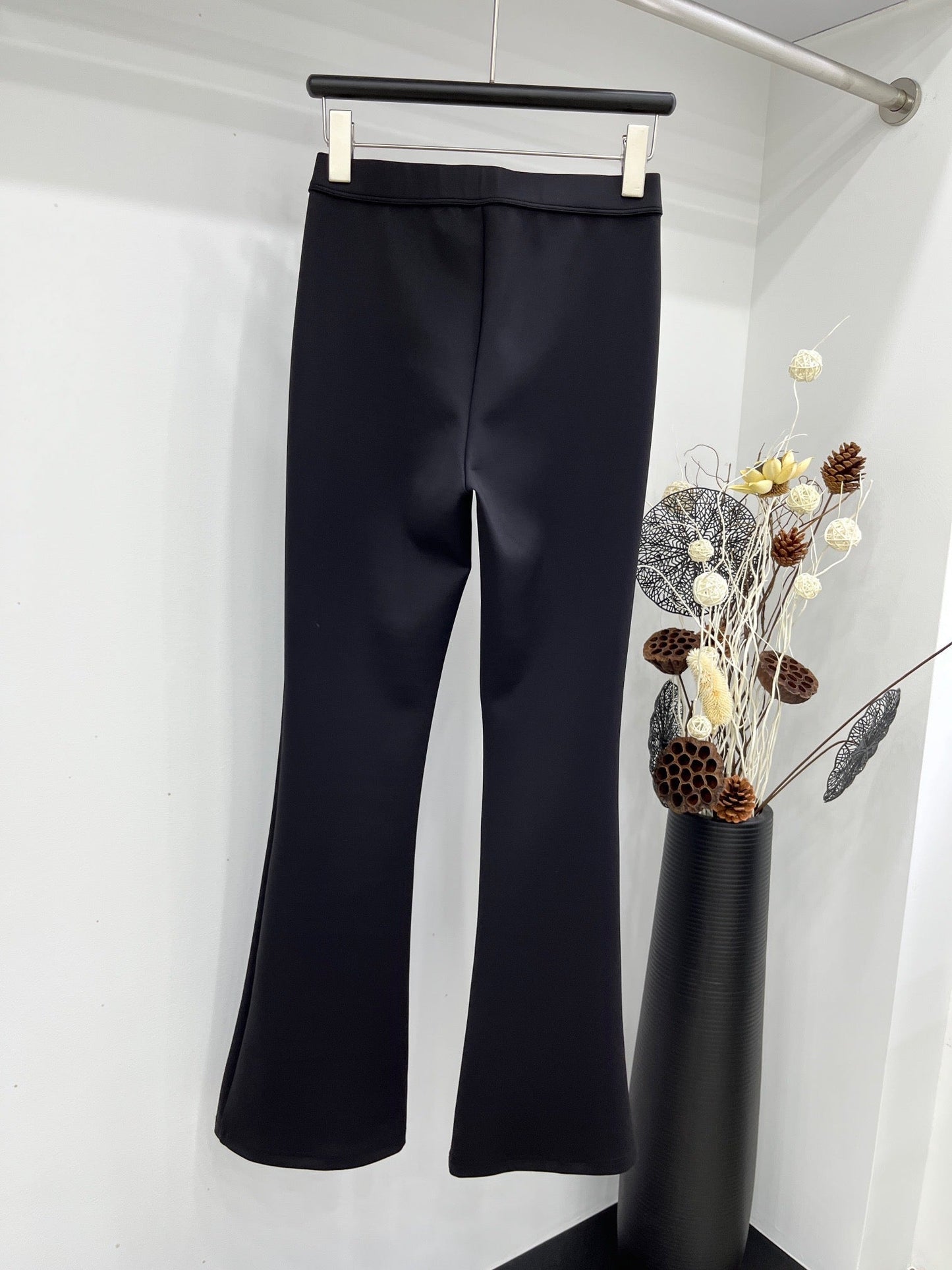 High-waisted flared design elastic casual pants - Quick-drying fabric