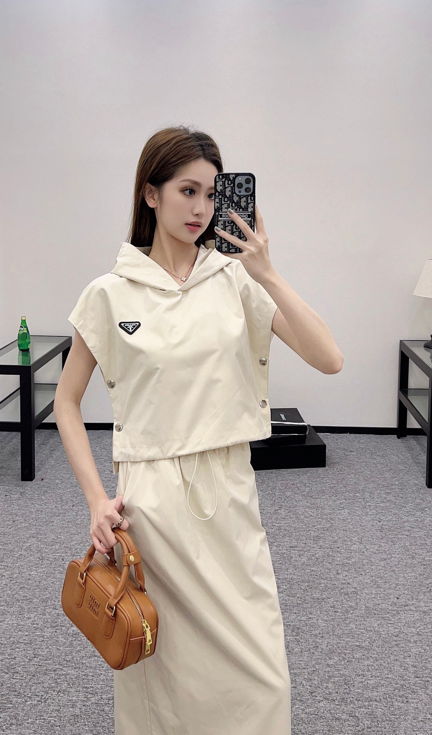 Hooded casual sports suit