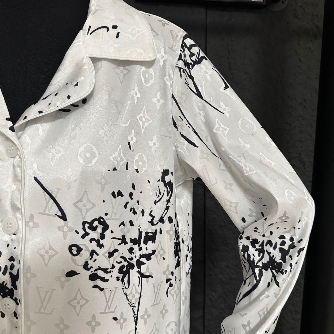 Ink-splashed print home set