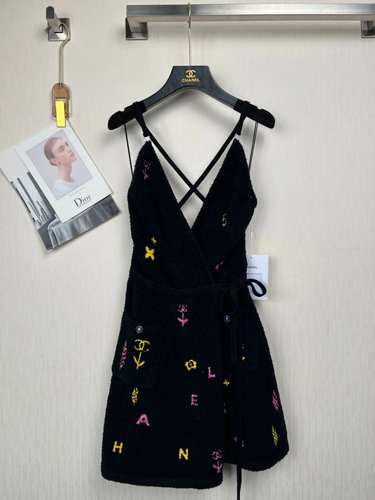 New colorful letter skirt with suspenders