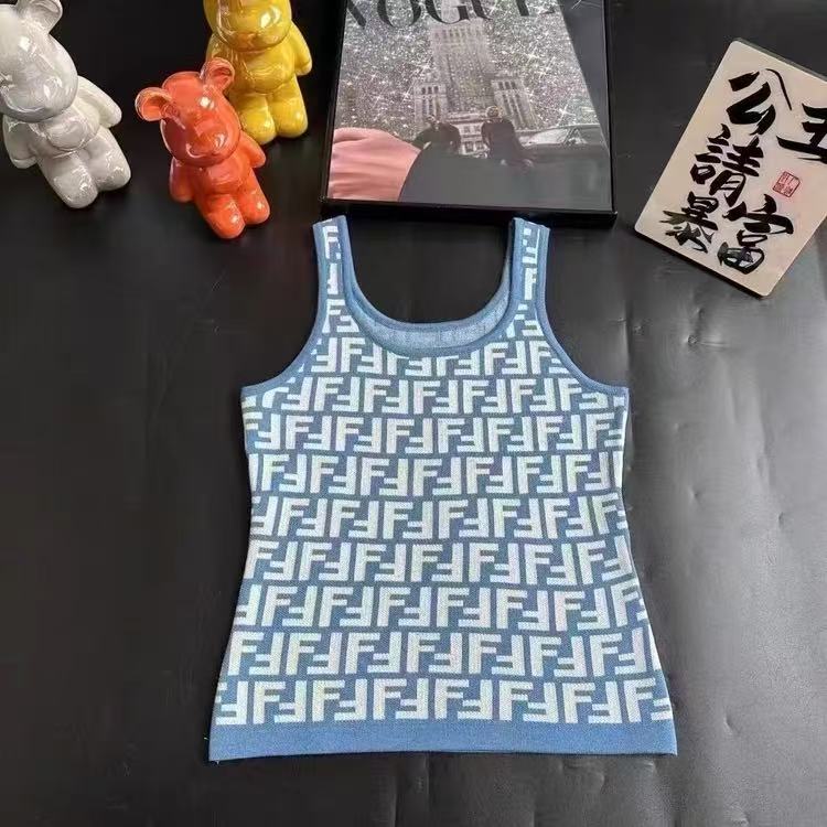 All-over logo vest