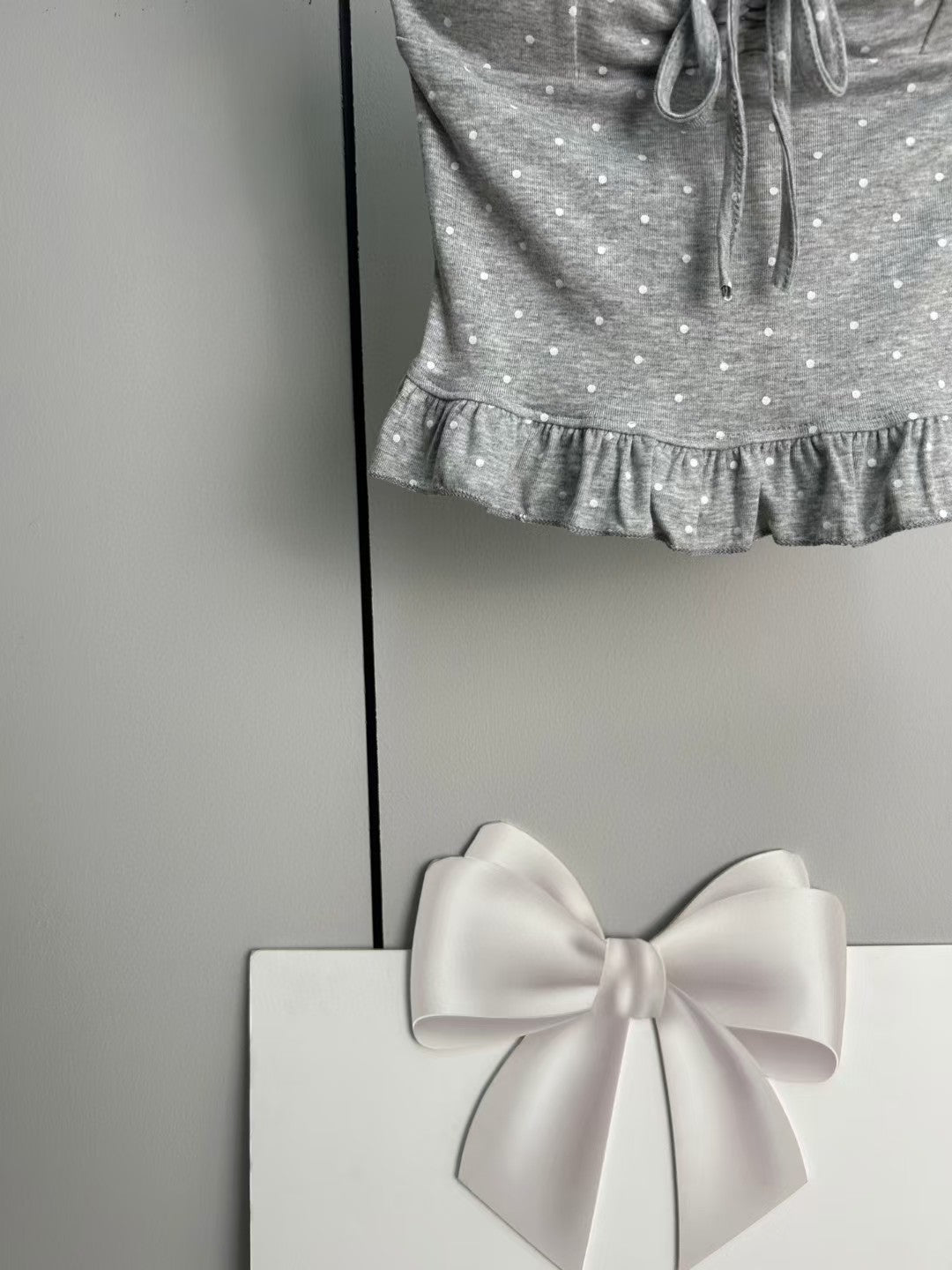 Cute lace spaghetti straps